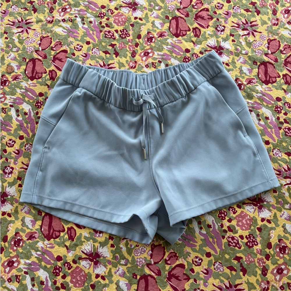 lululemon athletica Light Blue Athletic Shorts